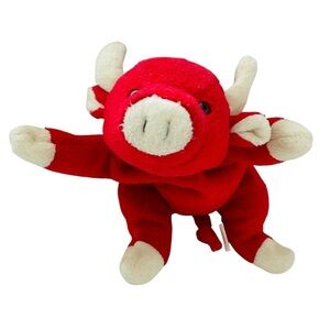 Ty Beanie Baby SNORT The Red Bull 1995